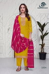 Mullbarry Vol 1 By Sankheswer Roman Silk Kurti With Bottom Dupatta Suppliers In India
